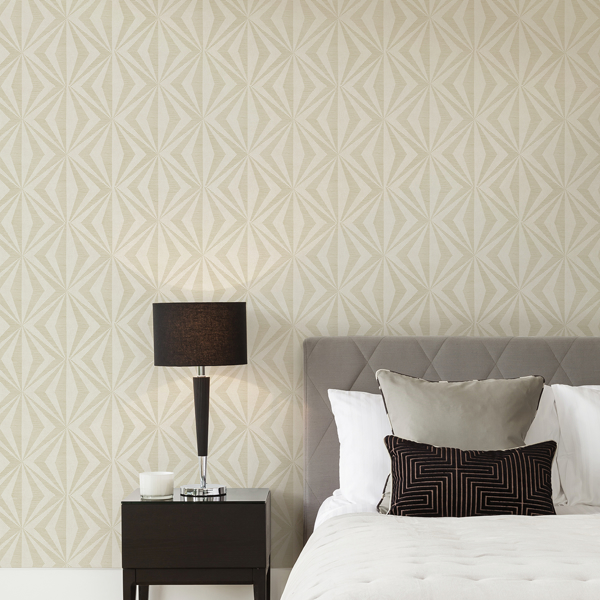 Picture of Monge Gold Geometric Wallpaper