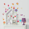 Picture of Birds & Flowers Stickers Wall Art
