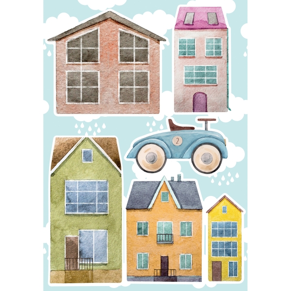 Picture of Old Town Wall Stickers
