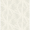 Picture of Silver Sunburst Peel and Stick Wallpaper