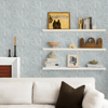 Picture of Grey Blue Sunburst Peel and Stick Wallpaper