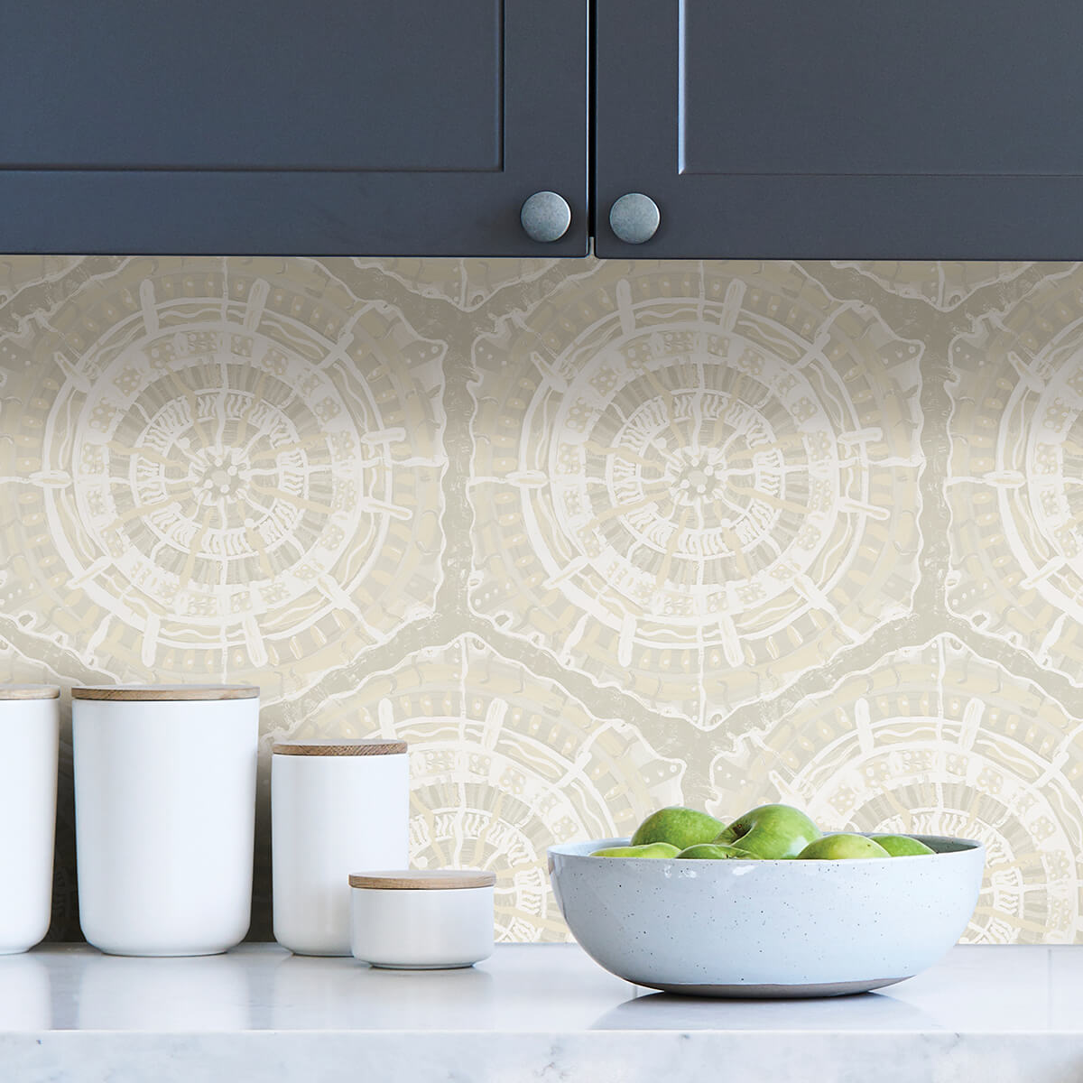 Cream Peel And Stick Wallpapernull