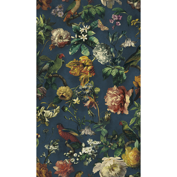 307306 - Claude Navy Floral Wallpaper - by Eijffinger