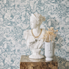Picture of Auguste Navy Floral Wallpaper