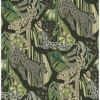 Picture of Greens Cat Nap Peel and Stick Wallpaper