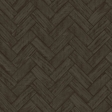 Picture of Kaliko Charcoal Wood Herringbone Wallpaper