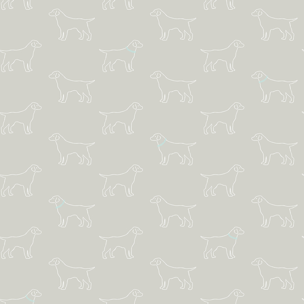 Picture of Yoop Grey Dog Wallpaper