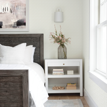 Show details for Jellia Beige Petal Geometric Wallpaper