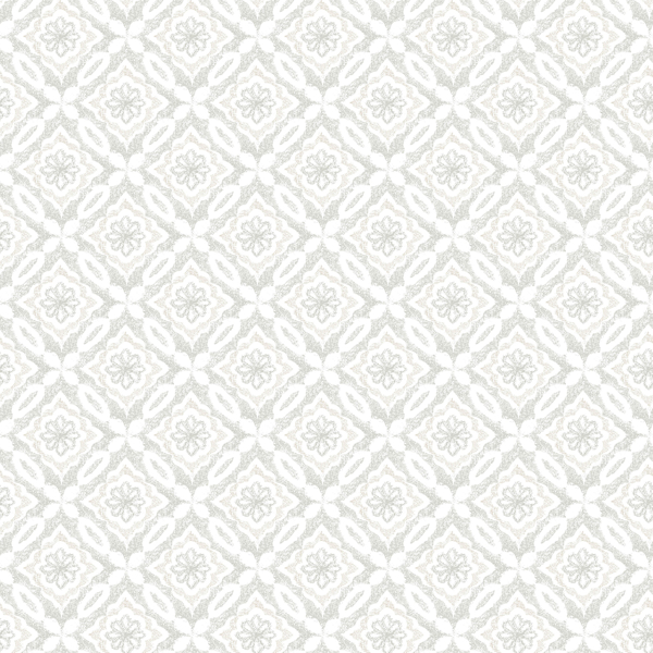 Picture of Hugson Grey Quilted Damask Wallpaper