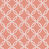 Picture of Quelala Coral Ring Ogee Wallpaper
