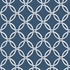 Picture of Quelala Navy Ring Ogee Wallpaper