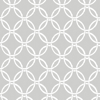 Picture of Quelala Grey Ring Ogee Wallpaper