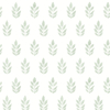 Picture of Ervic Green Leaf Block Print Wallpaper