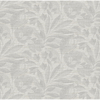 Picture of Lei Silver Etched Leaves Wallpaper