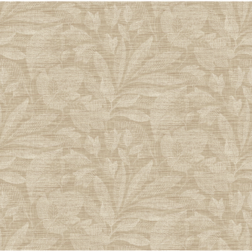 Picture of Lei Wheat Etched Leaves Wallpaper