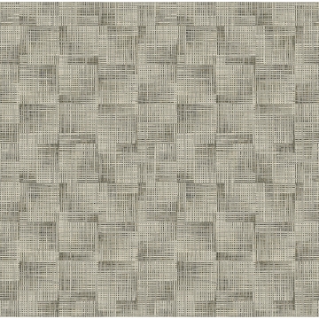 Picture of Ting Coffee Abstract Woven Wallpaper