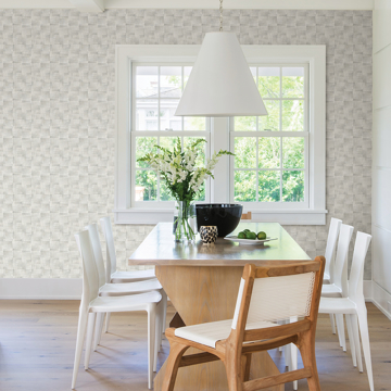 Show details for Ting Grey Abstract Woven Wallpaper
