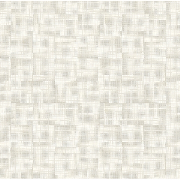 Picture of Ting Cream Abstract Woven Wallpaper