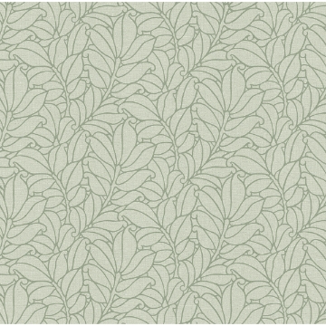Picture of Coraline Green Leaf Wallpaper