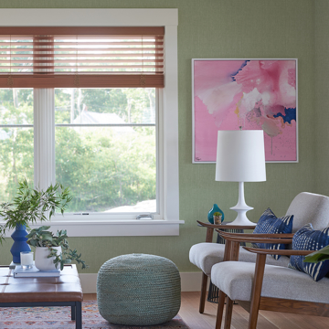 Show details for Dunstan Green Basketweave Wallpaper
