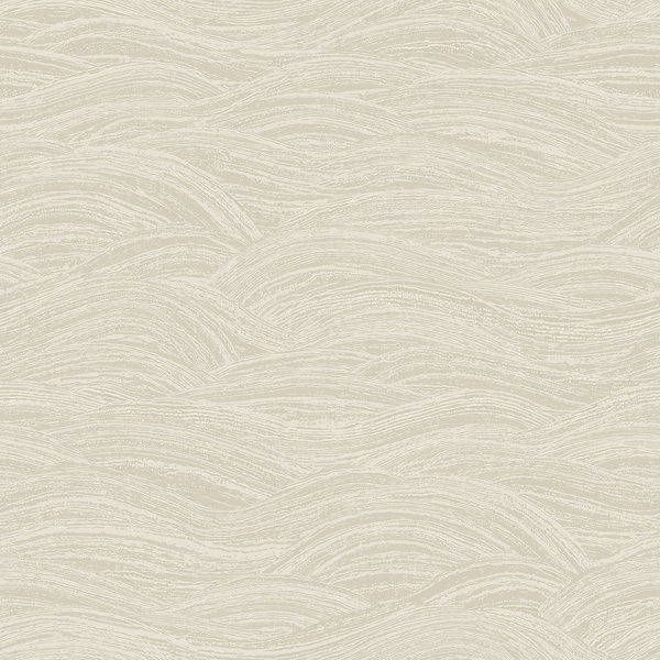 Picture of Leith Cream Zen Waves Wallpaper