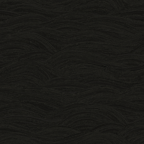 Picture of Leith Black Zen Waves Wallpaper