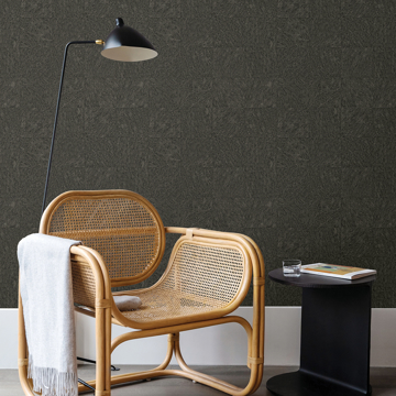 Show details for Flannery Espresso Animal Hide Wallpaper