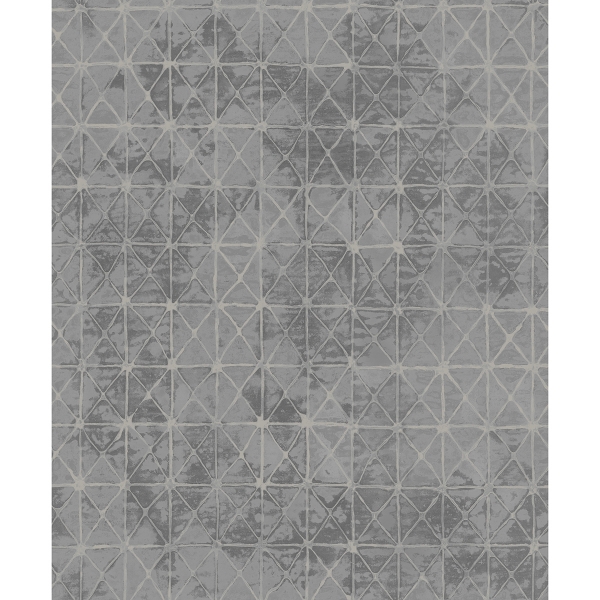 Picture of Odell Slate Antique Tiles Wallpaper