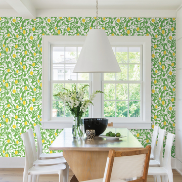 Show details for Green Meyer Peel and Stick Wallpaper