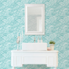 Picture of Teal Saybrook Peel and Stick Wallpaper