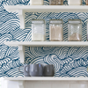 Picture of Navy Saybrook Peel and Stick Wallpaper