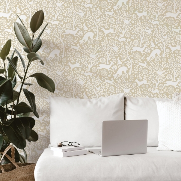 NUS4304 - Cream Terrene Peel and Stick Wallpaper - by NuWallpaper