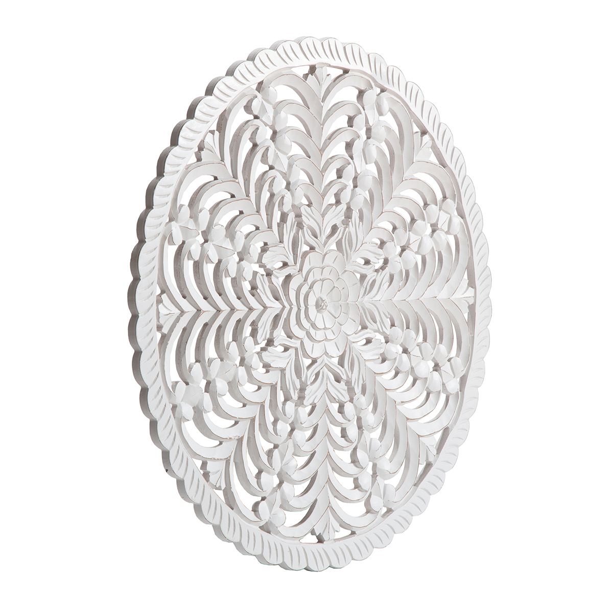 ME4149W White Round Wood by Habitat
