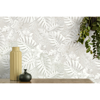 Picture of Dimensions White Tropical Wallpaper