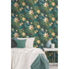 Picture of Dimensions Mustard Tropical Wallpaper