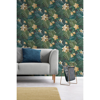 Picture of Dimensions Mustard Tropical Wallpaper