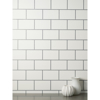 Picture of Metro Silver Tile Wallpaper