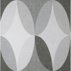 Picture of Kirby Charcoal Oval Geo Wallpaper