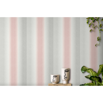 Show details for Kirby Pink Stripe Wallpaper