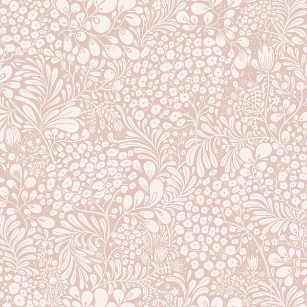 Picture of Siv Pink Botanical Wallpaper