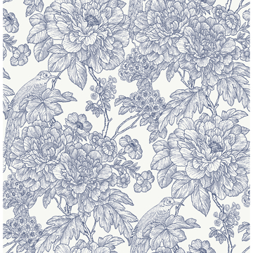 Show details for Blue Sudbury Peel and Stick Wallpaper