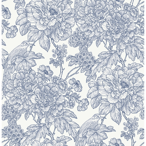 Picture of Blue Sudbury Peel and Stick Wallpaper