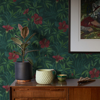 Picture of Malecon Green Floral Wallpaper