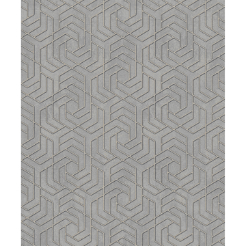 Picture of Tama Grey Geometric Wallpaper
