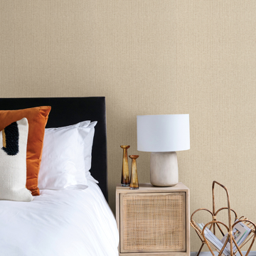 Show details for Hoshi Beige Woven Wallpaper