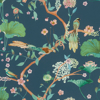 Picture of Asa Blue Whimsical Trail Wallpaper