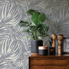 Picture of Anzu Slate Frond Wallpaper