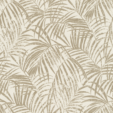 Picture of Yumi Gold Palm Leaf Wallpaper