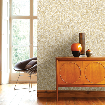 Show details for Zulma Gold Decorative Botanical Wallpaper
