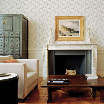 Show details for Robert Light Grey Clover Wallpaper
